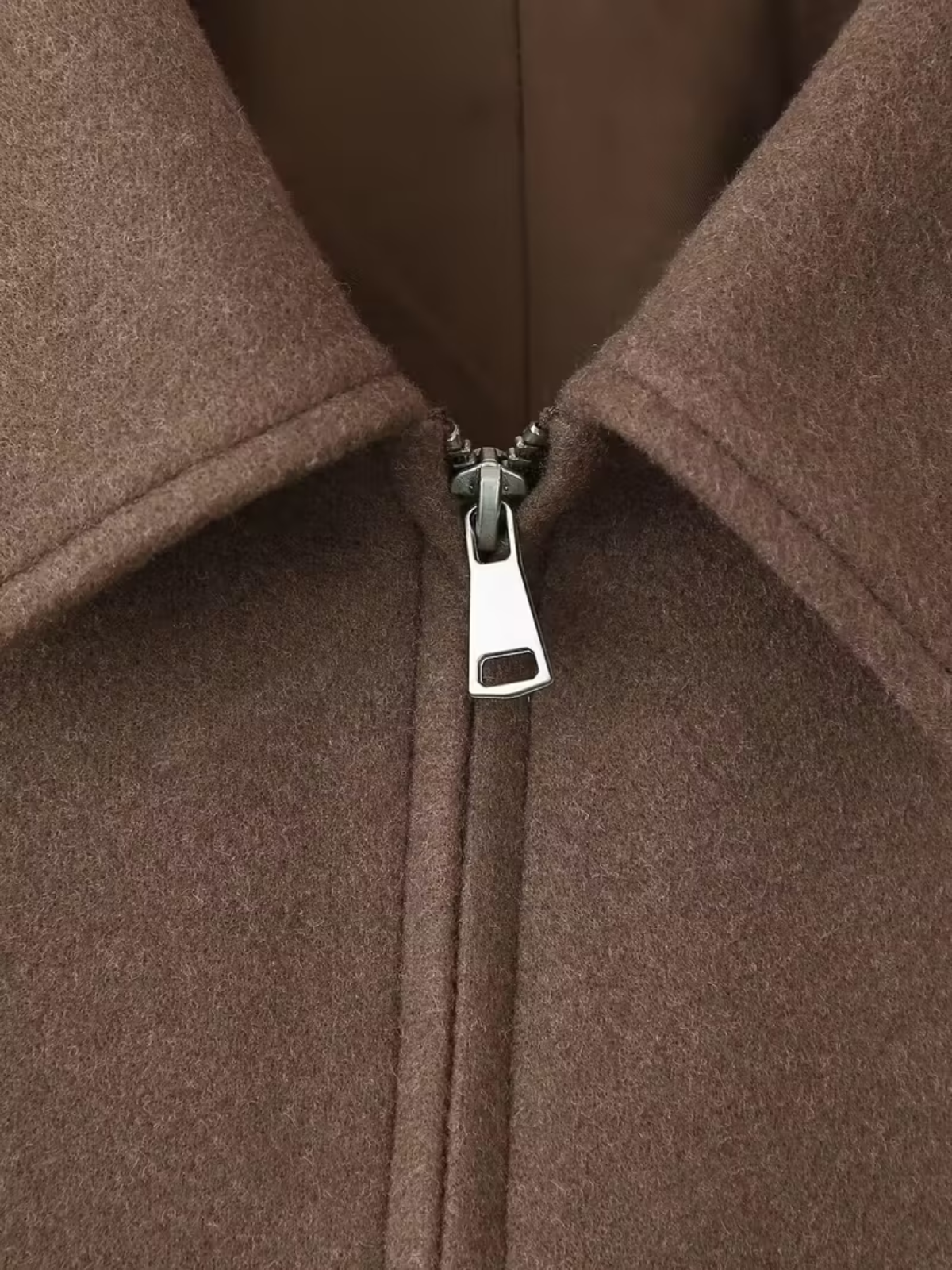 Knitted bomber jacket